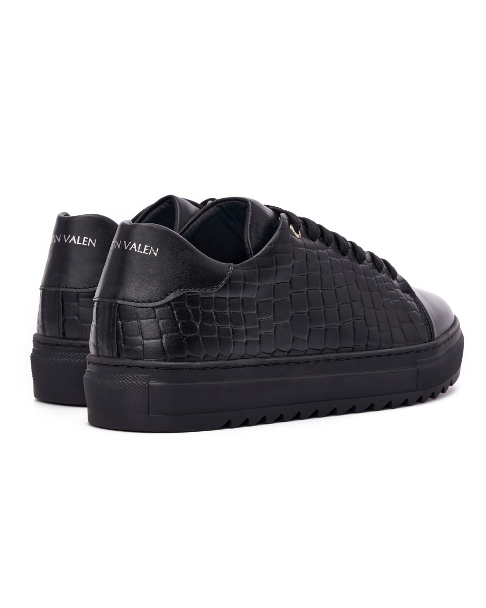 Dino Low Top Sneaker Shoes Black | Martin Valen