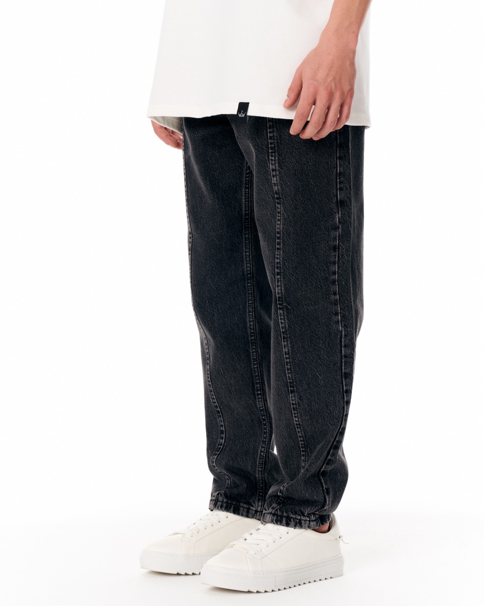 Jeans Noirs Délavés Urban Style | Martin Valen