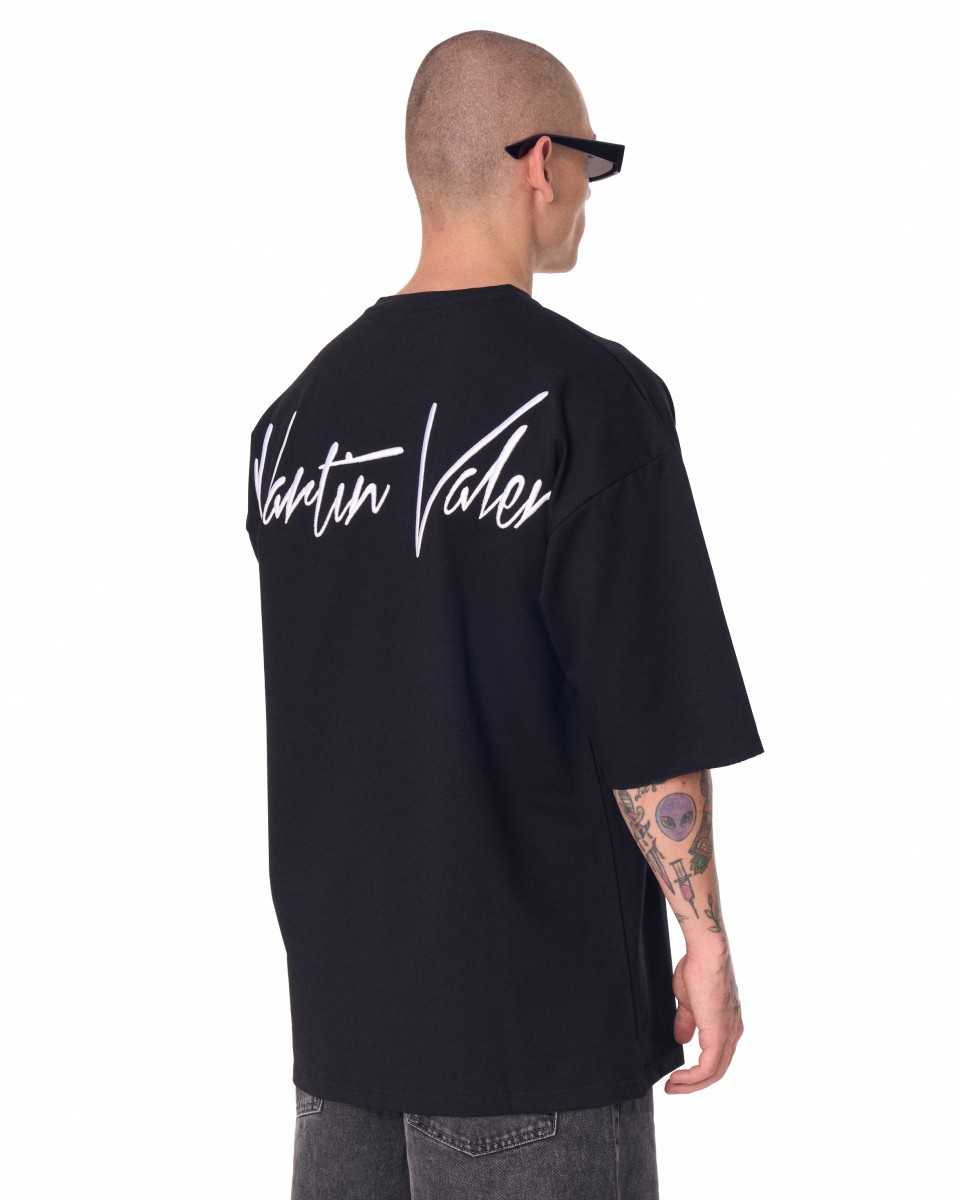 T-shirt Oversize Ricamata Martin Valen Signature | Martin Valen