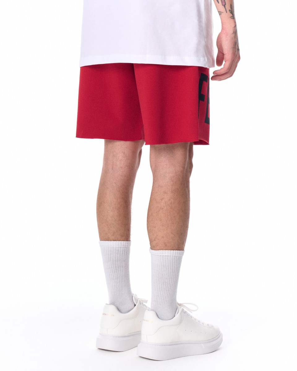 Мужские спортивные шорты Fearless Fleece Sport Shorts Red | Martin Valen