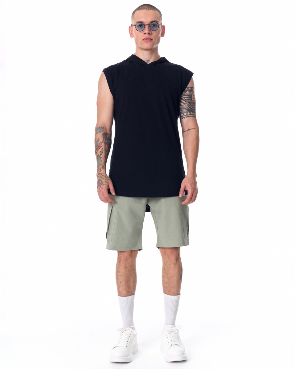 Pantalones Cortos de Diseñador para Hombre en Eau-de-nil | Martin Valen