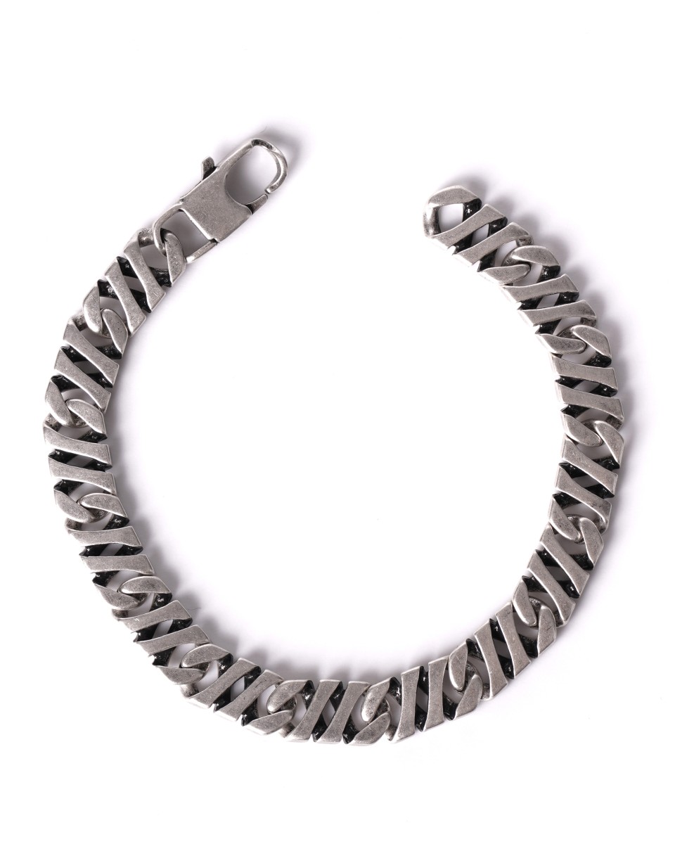 Bracelet en Métal de Style Urbain - Silver