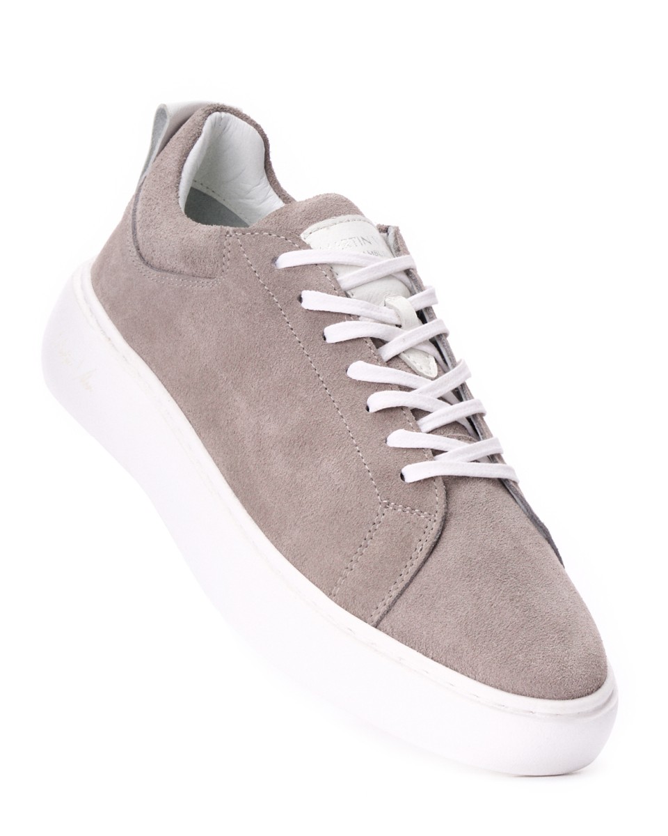 Baskets Casual Grises pour Homme