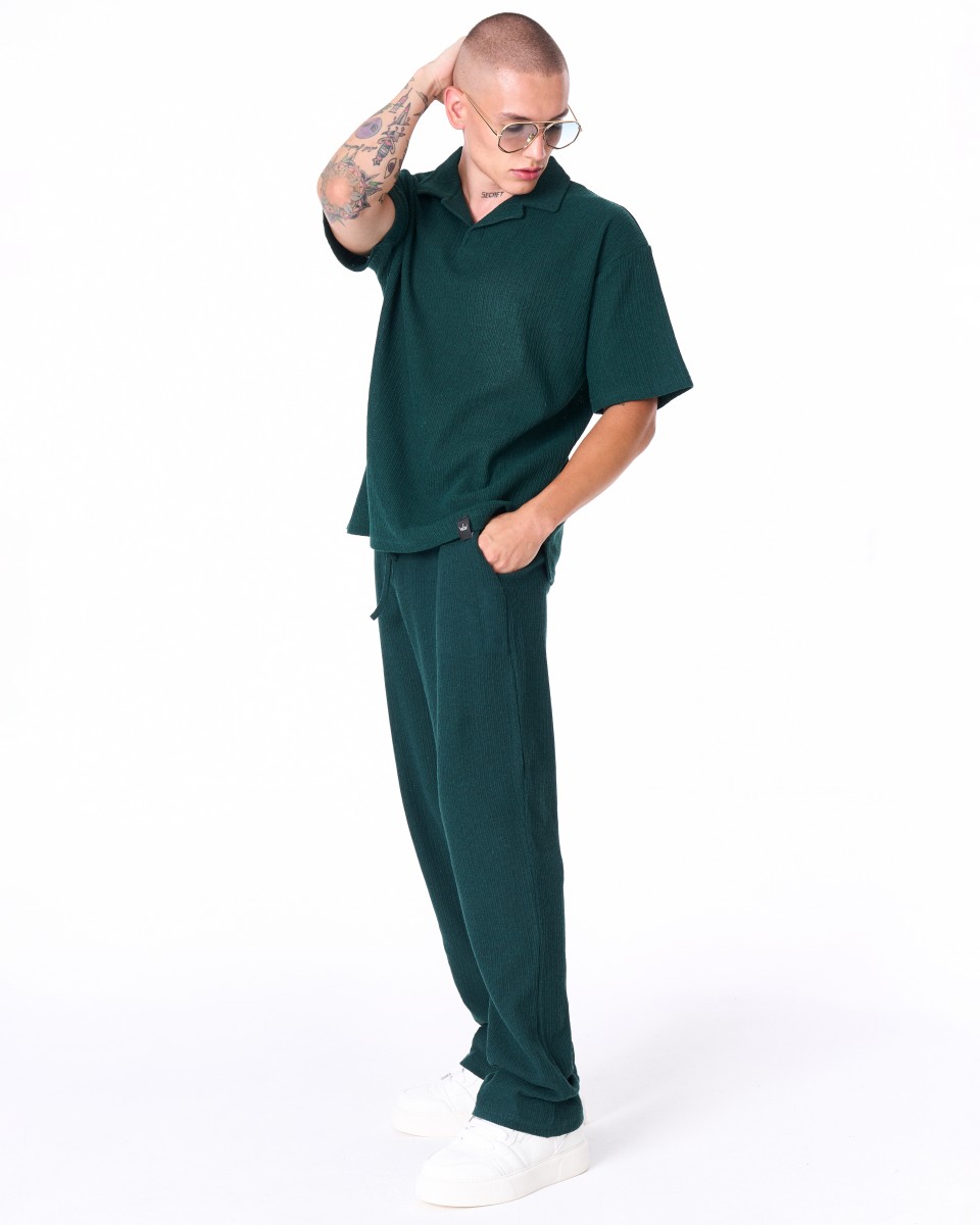 Breeze Fit Men's Tracksuit in Dark Green