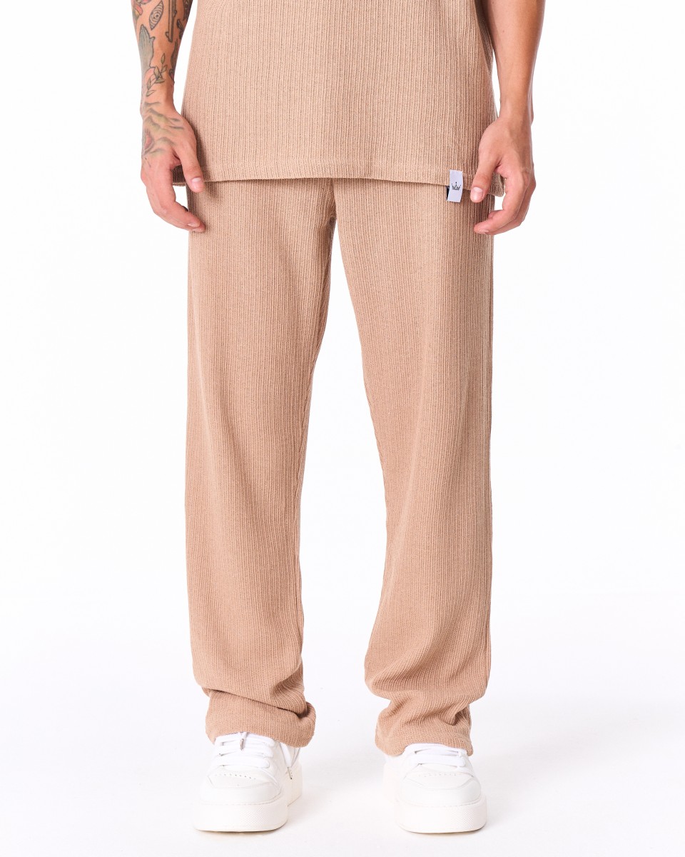 Breeze Fit Men's Tracksuit in Beige