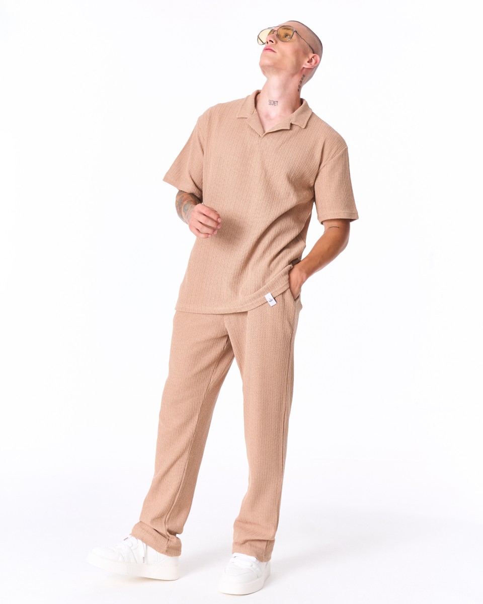 Beige Breeze Fit Heren Trainingspak