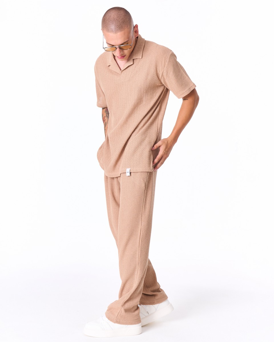 Breeze Fit Men's Tracksuit in Beige