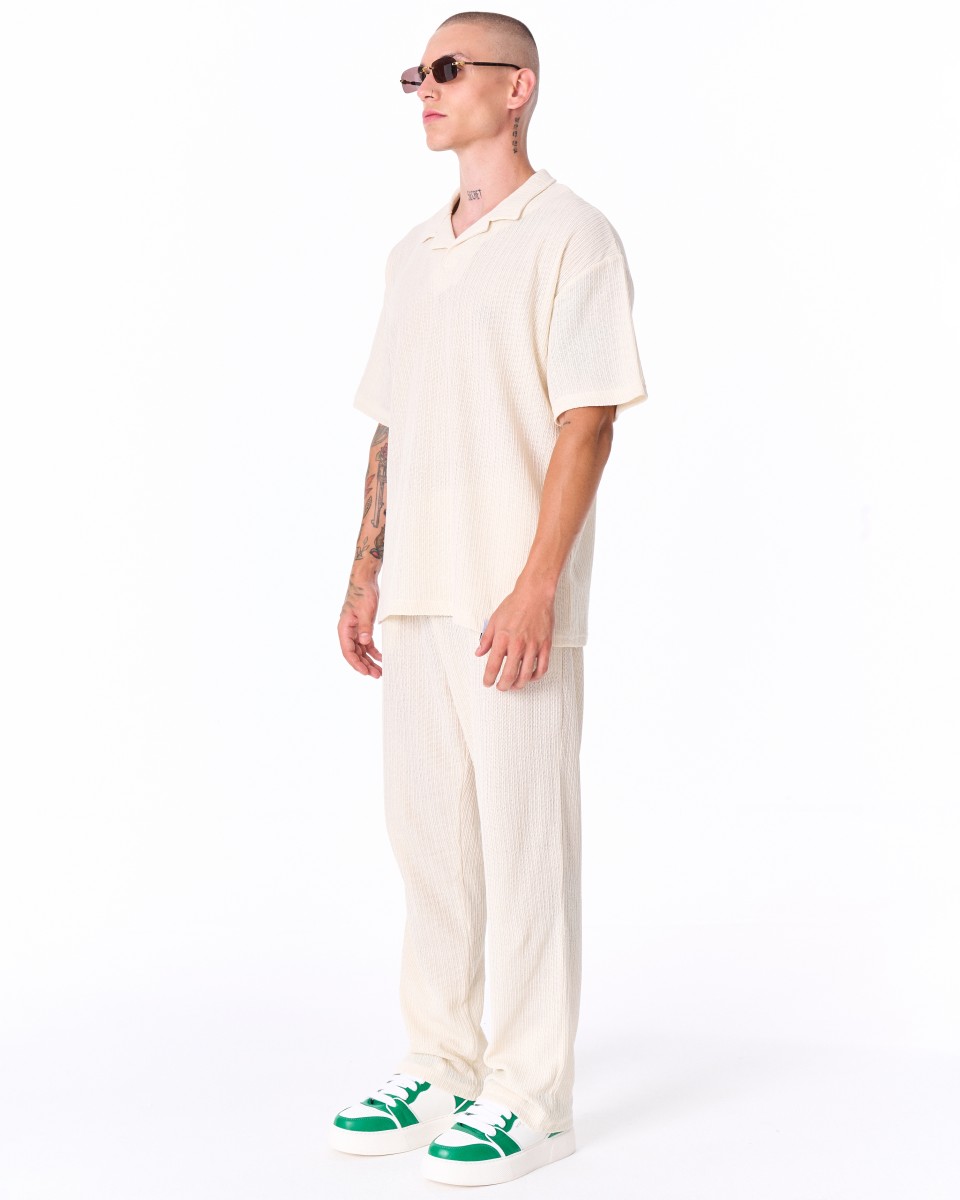 Breeze Fit Men's Tracksuit in White