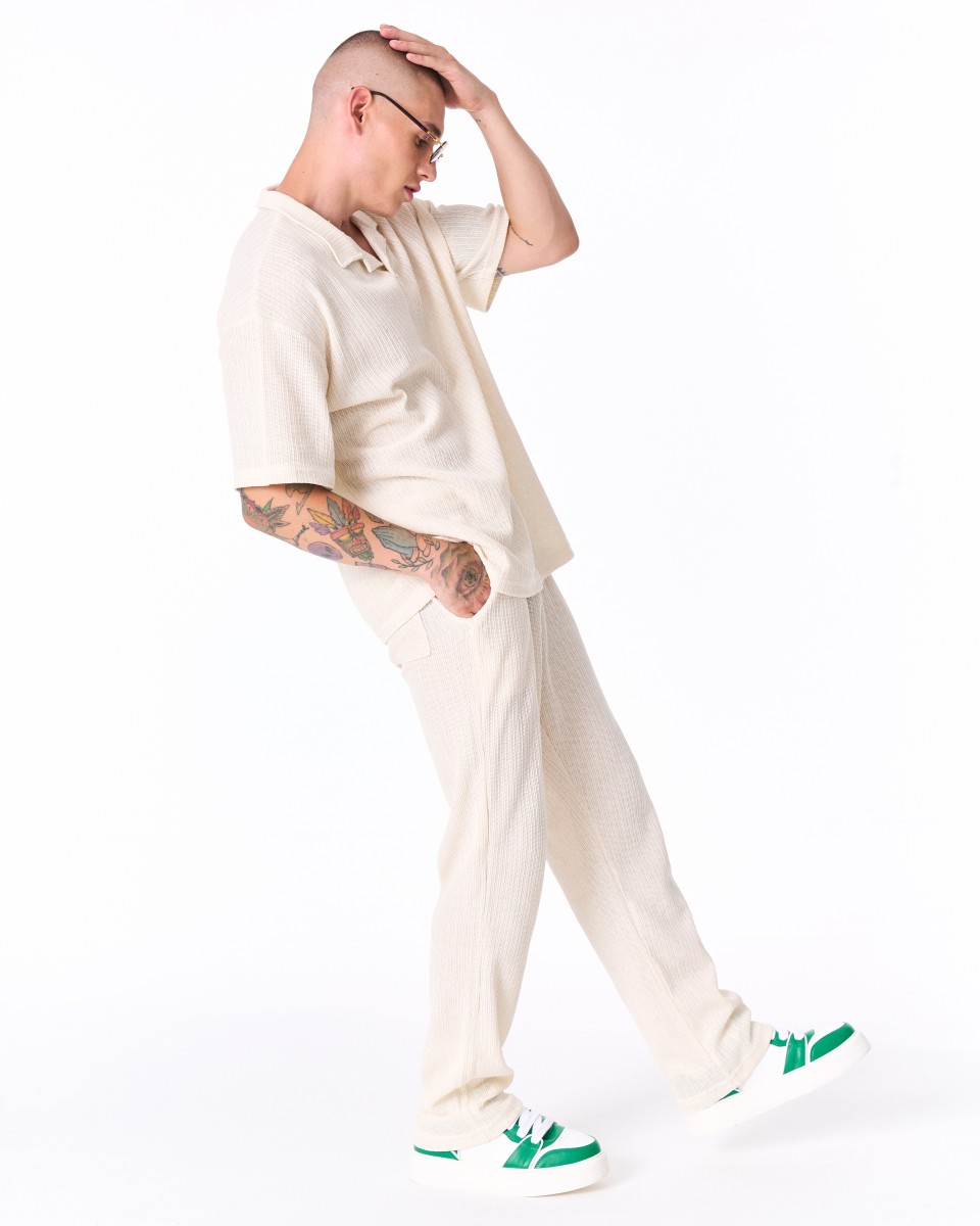 Breeze Fit Men's Tracksuit in White