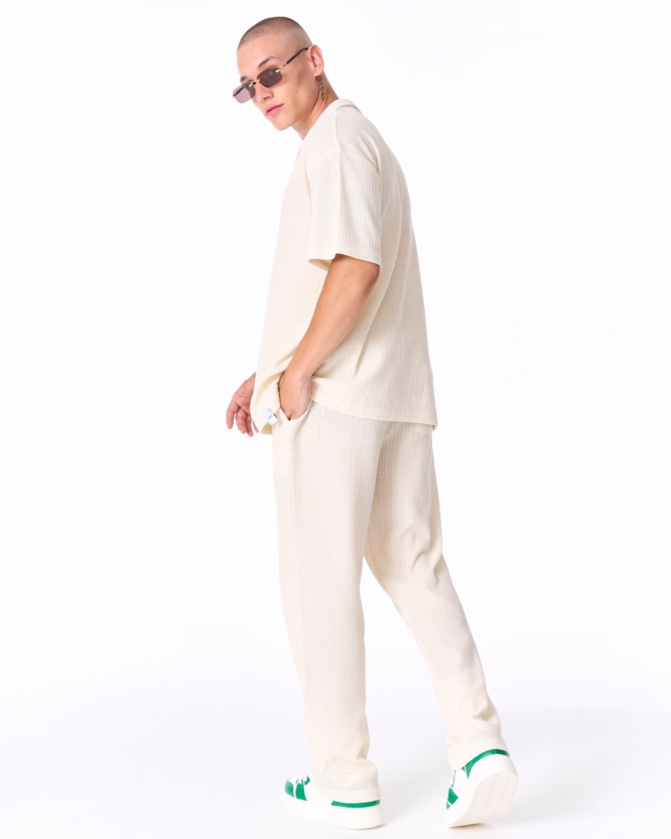 Ensemble de Sport Homme Breeze Fit Blanc