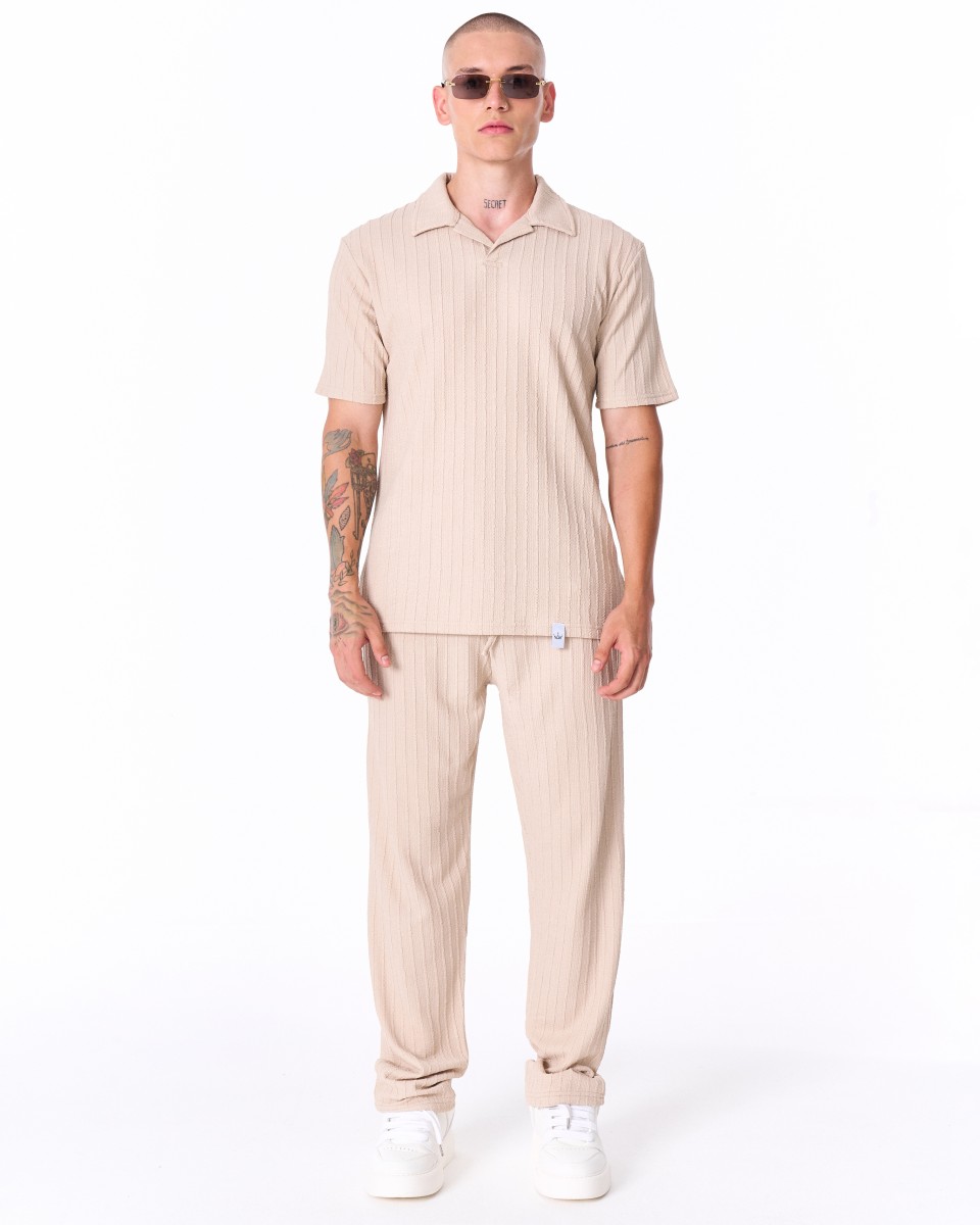 Tuta da Uomo Breeze Fit in Crema - Cream