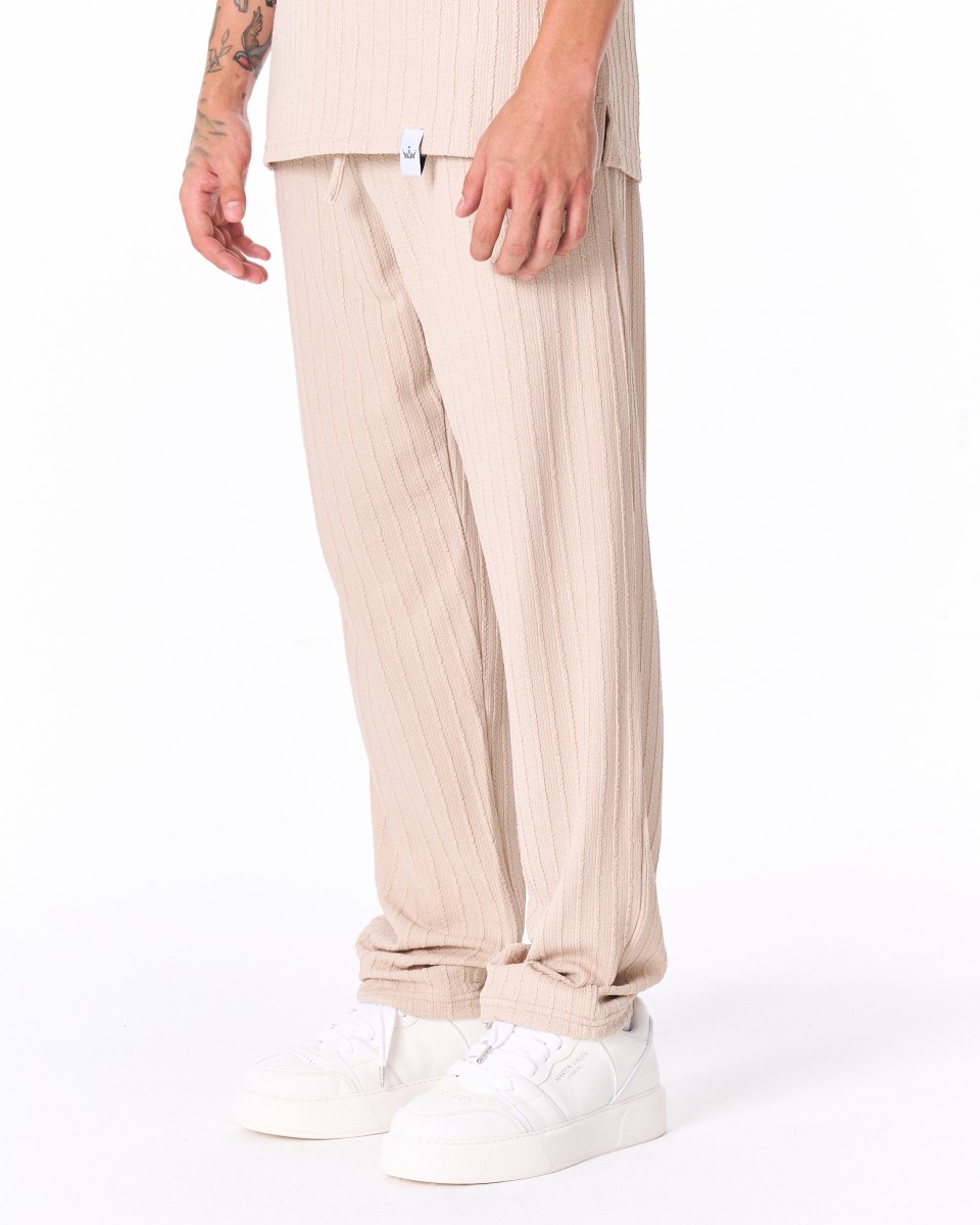 Breeze Fit Men's Tracksuit in Cream