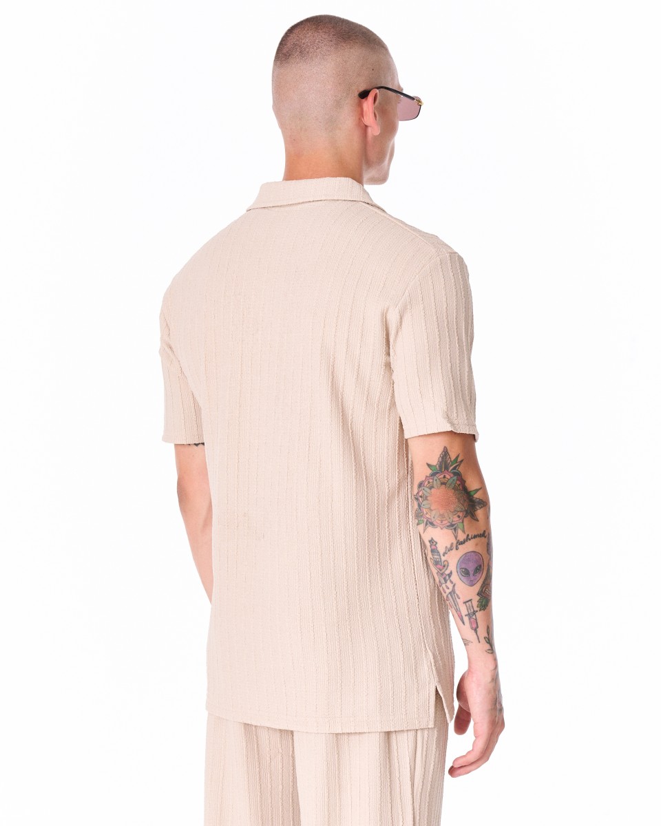 Breeze Fit Herren-Trainingsanzug in Creme