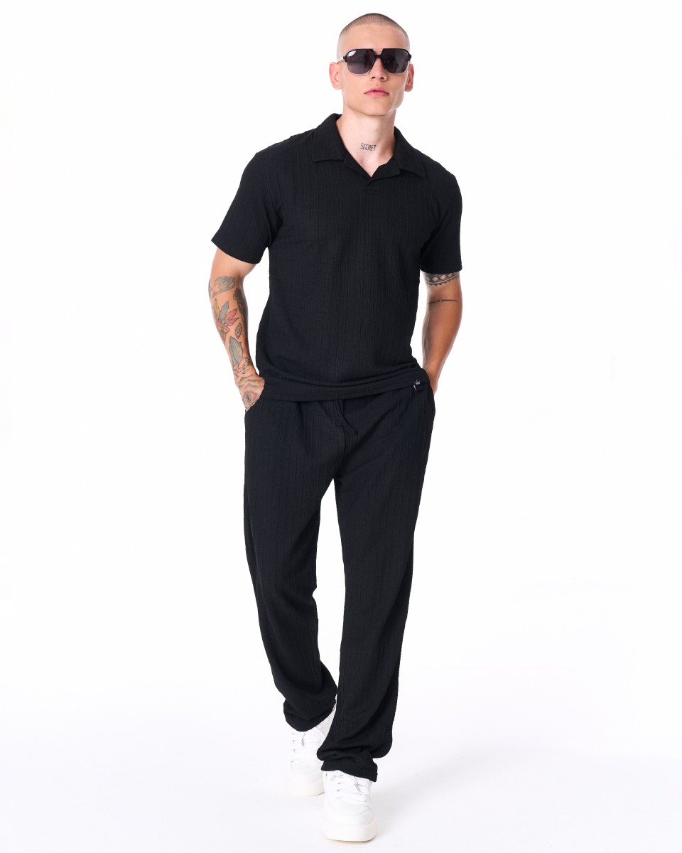 Breeze Fit Men's Tracksuit in Black