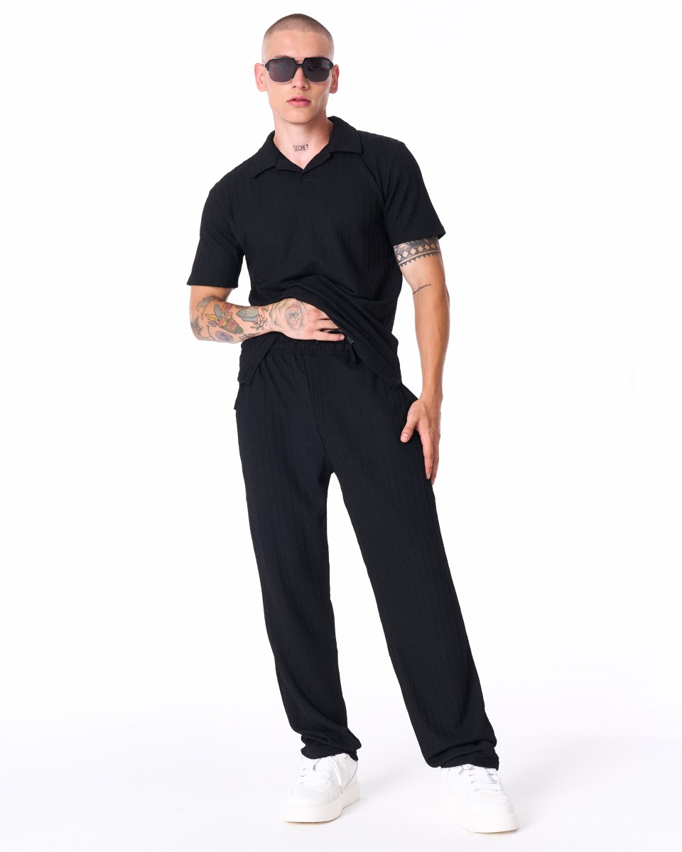 Breeze Fit Men's Tracksuit in Black