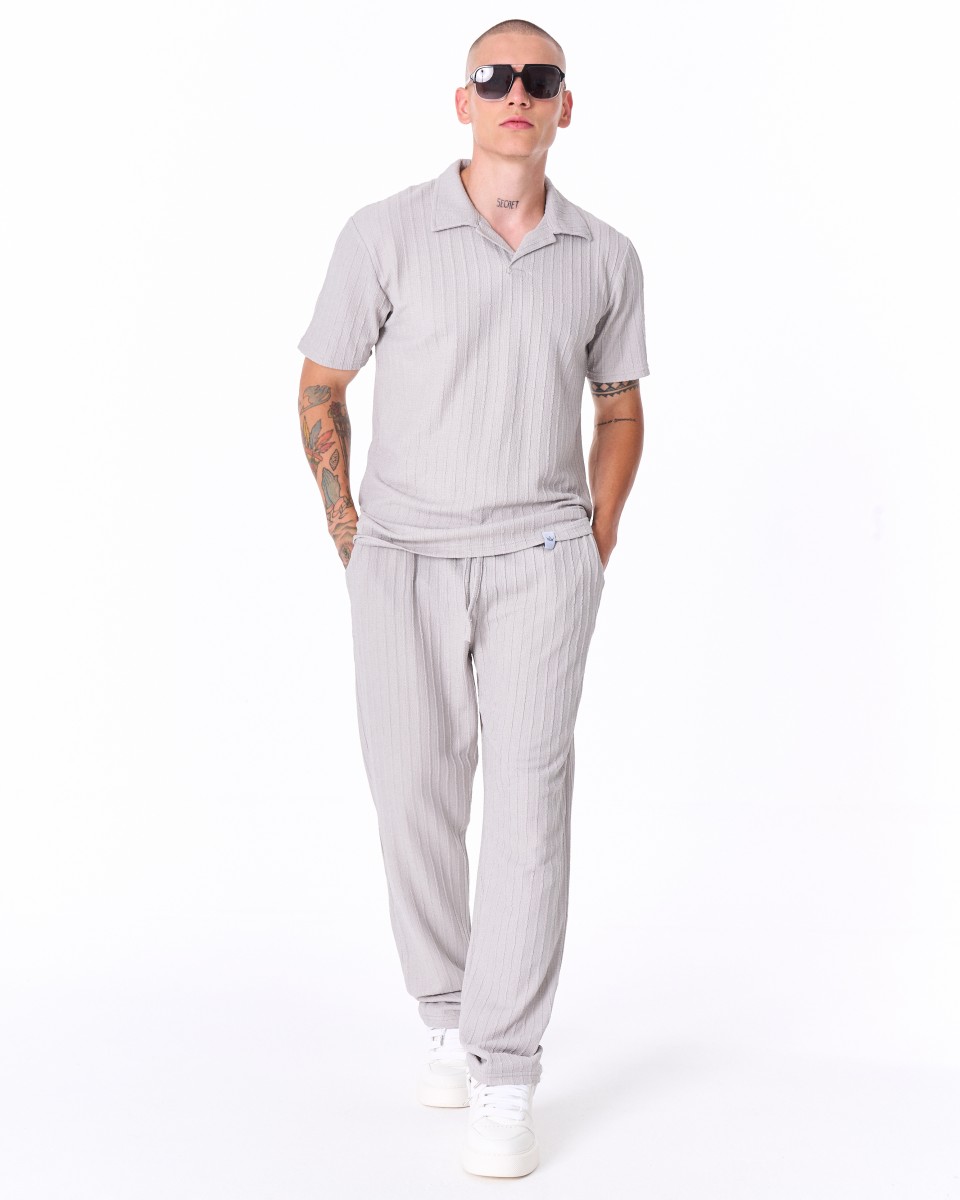 Conjunto Esportivo Masculino Breeze Fit Cinza