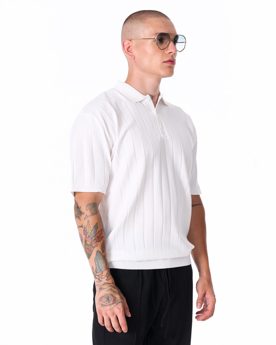 T-shirt Oversize Homme Old Money Blanc