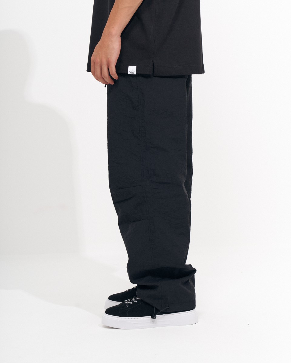 Pantalón Baggy para Hombre Negro