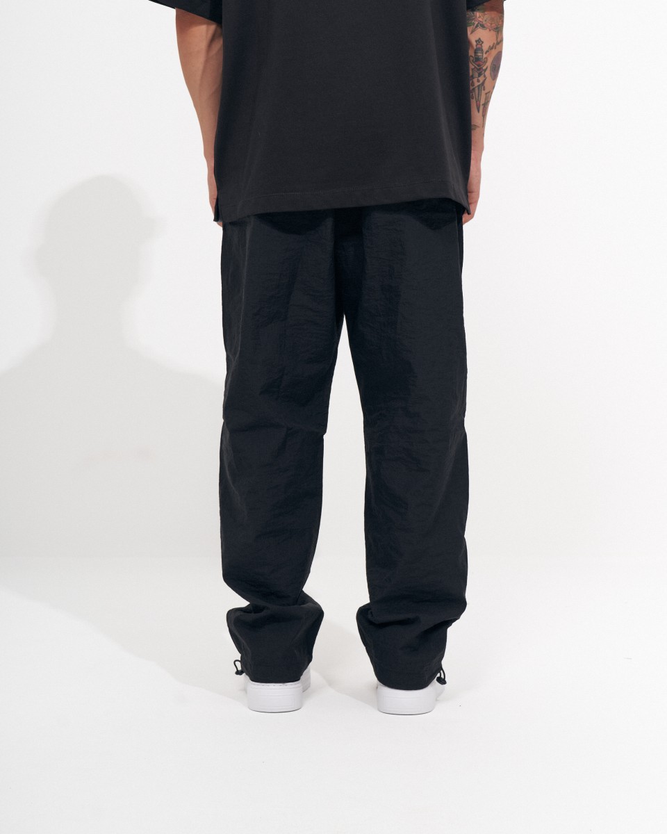 Pantalón Baggy para Hombre Negro