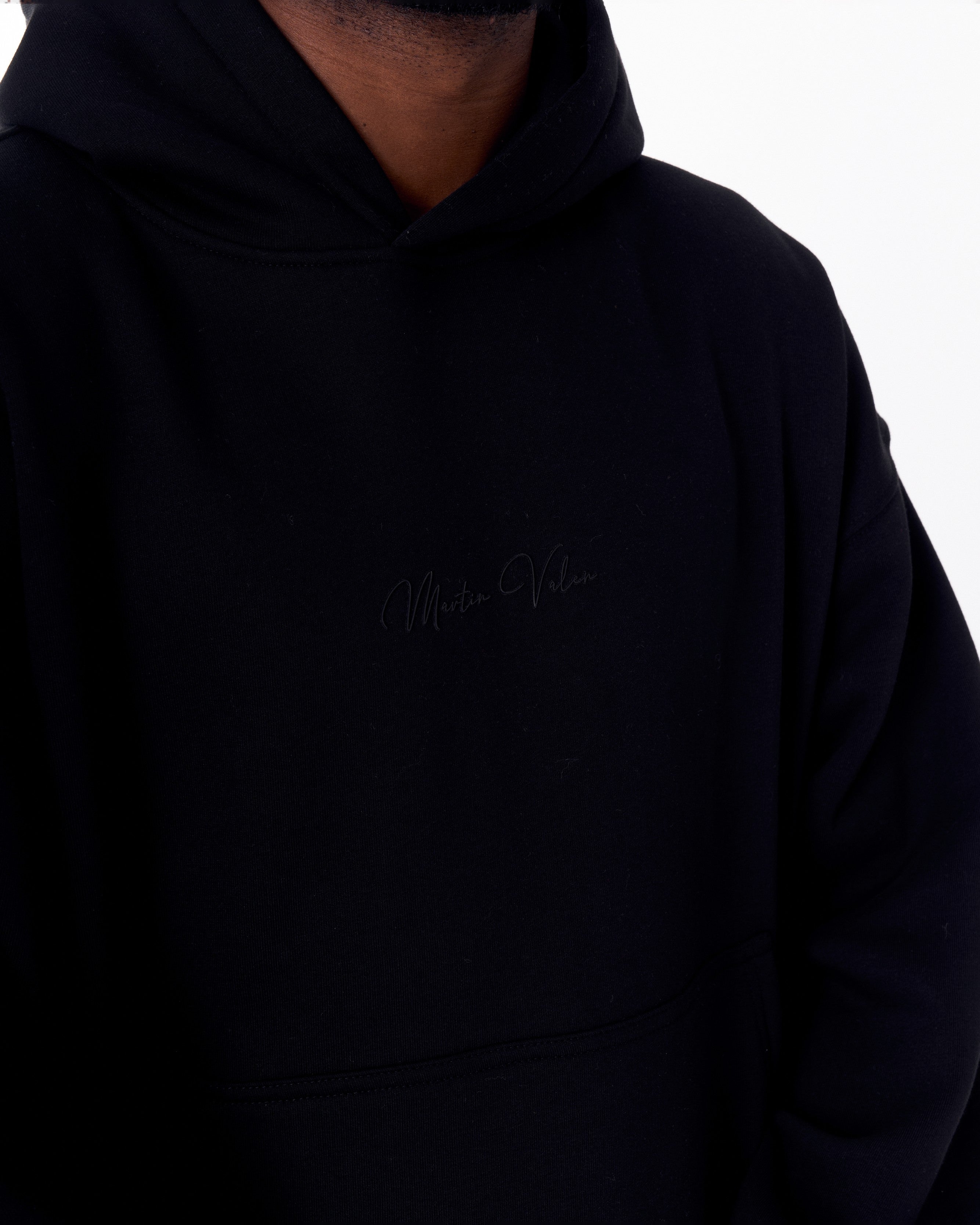 Monarch Loop Herren Hoodie in Schwarz | Martin Valen