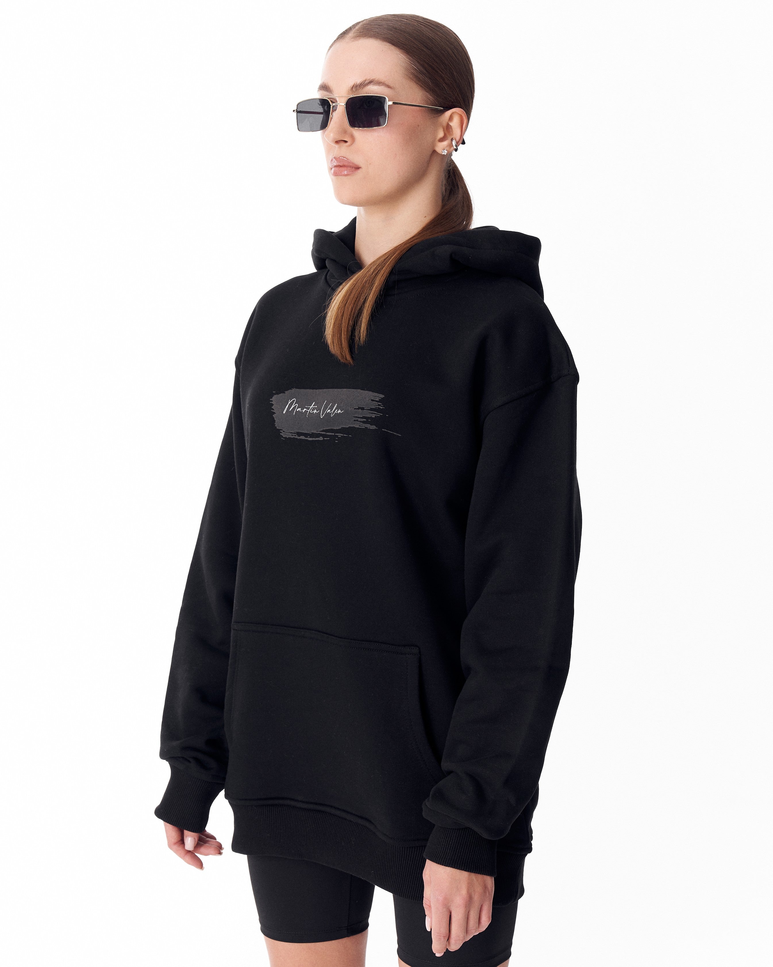 Flare Rebirth 3D-Print Oversized Zwarte Hoodie | MV