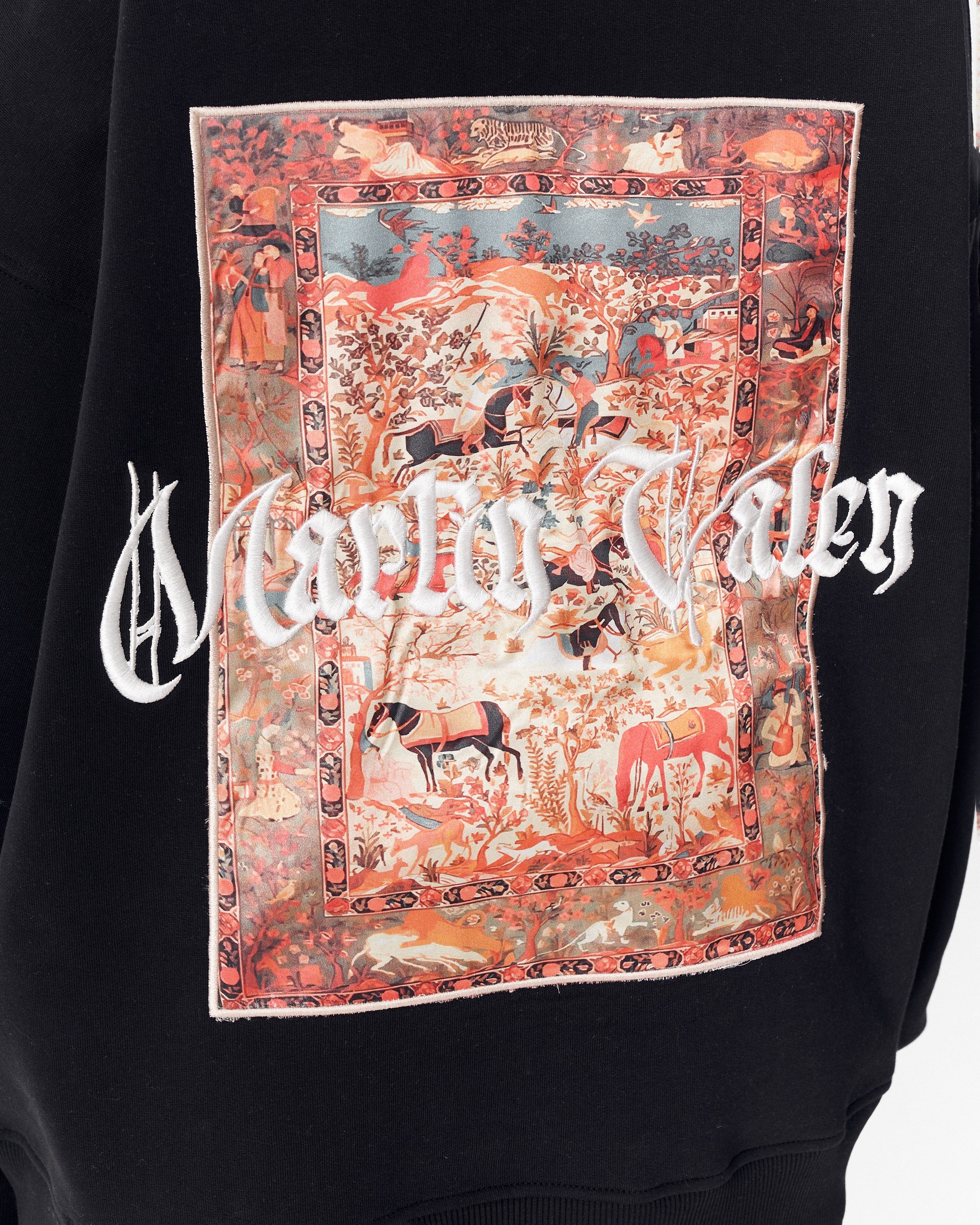 Sudadera Negra Heritage Fusion para Mujer | MV