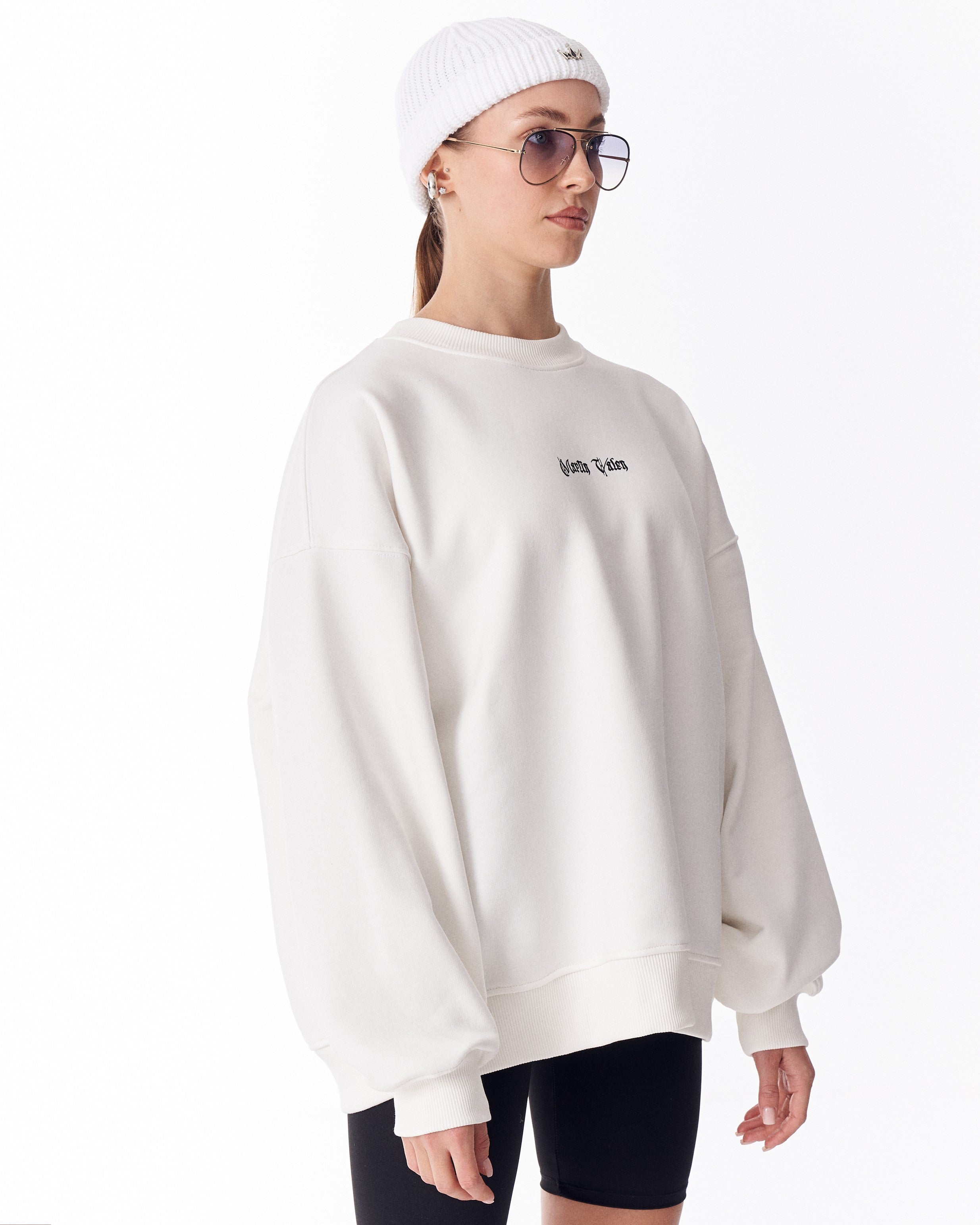 Sudadera Blanca Heritage Fusion para Mujer | MV