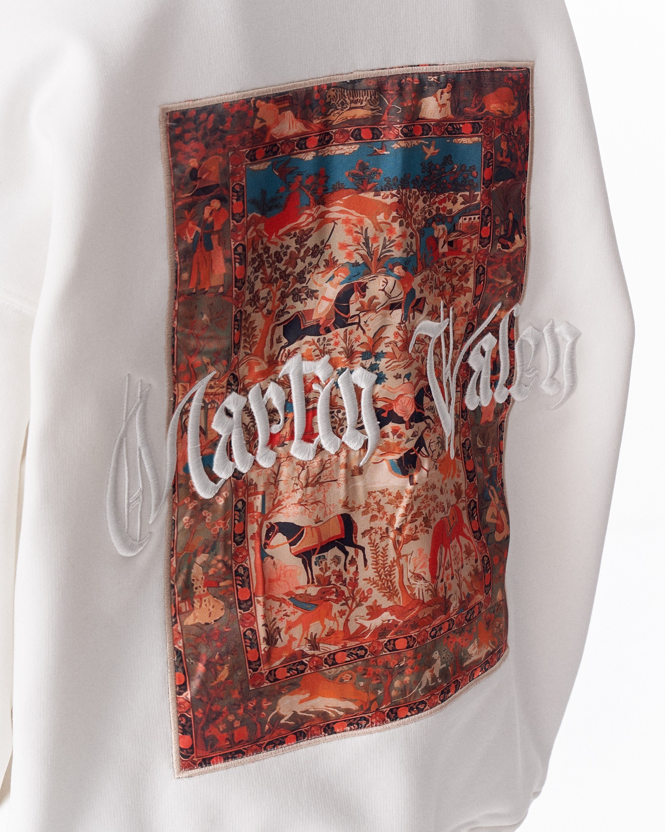 Sudadera Blanca Heritage Fusion para Mujer | MV
