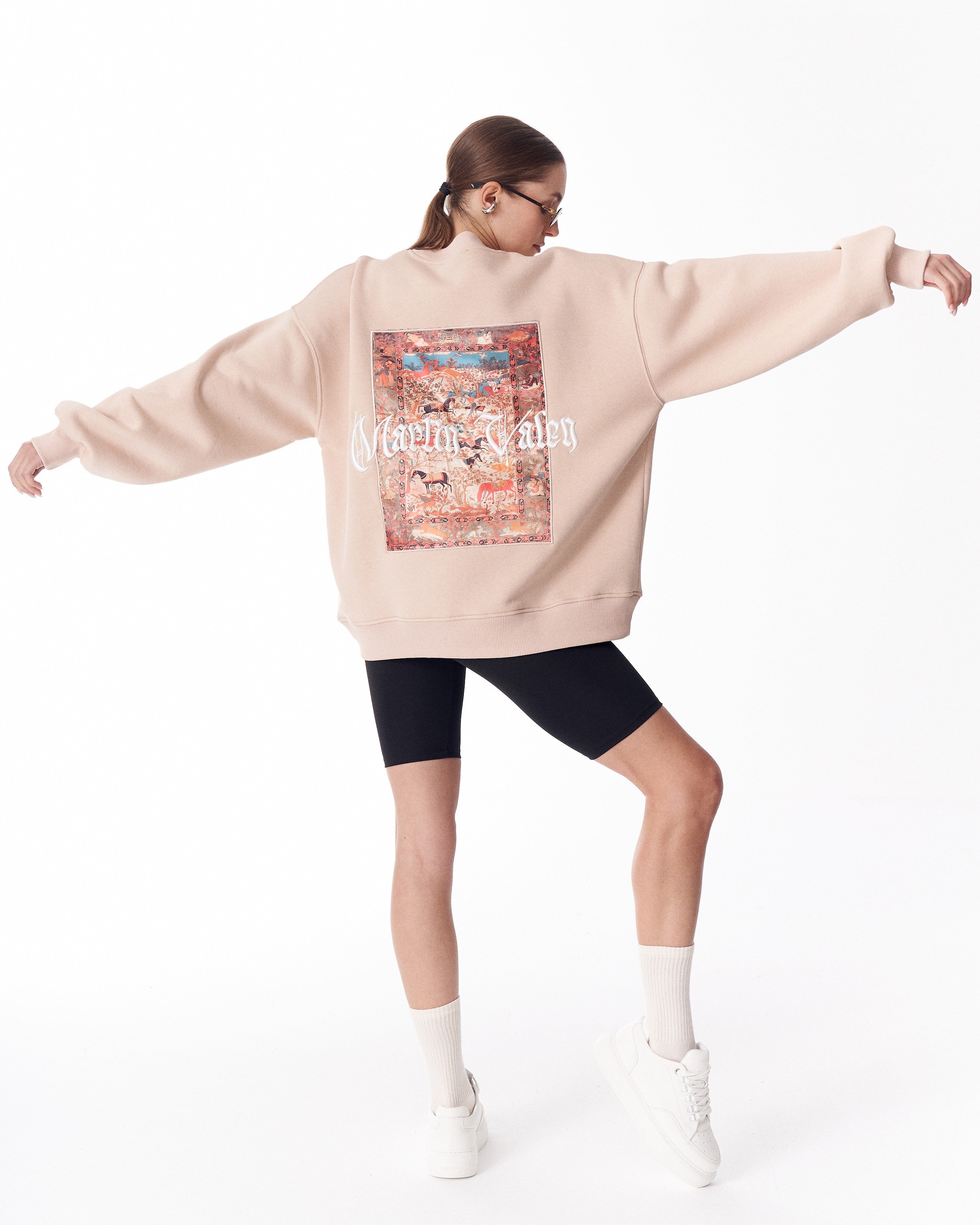 Heritage Fusion Beiges Sweatshirt für Damen | MV