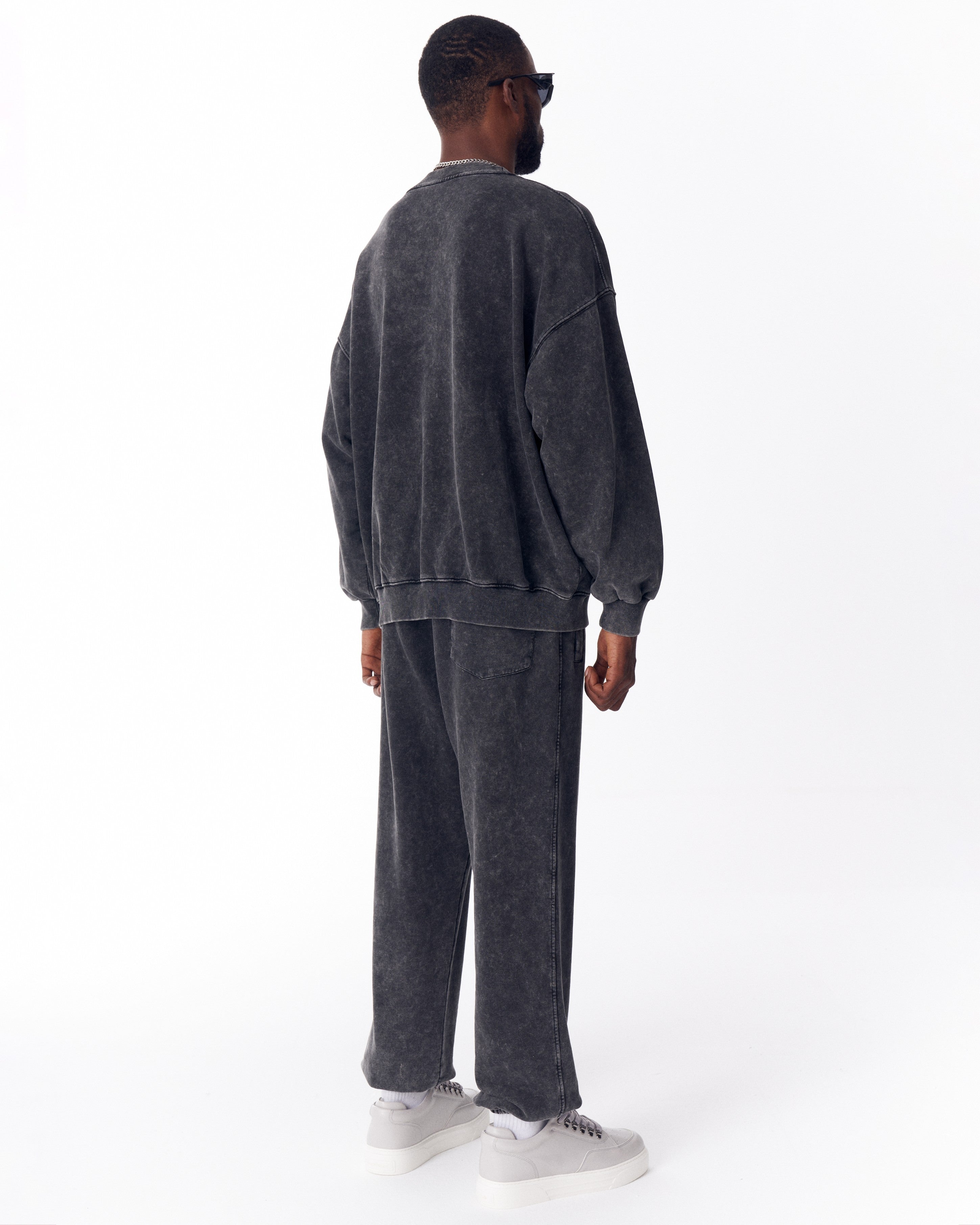 Chándal Oversize Gris Lavado para Hombre | Martin Valen