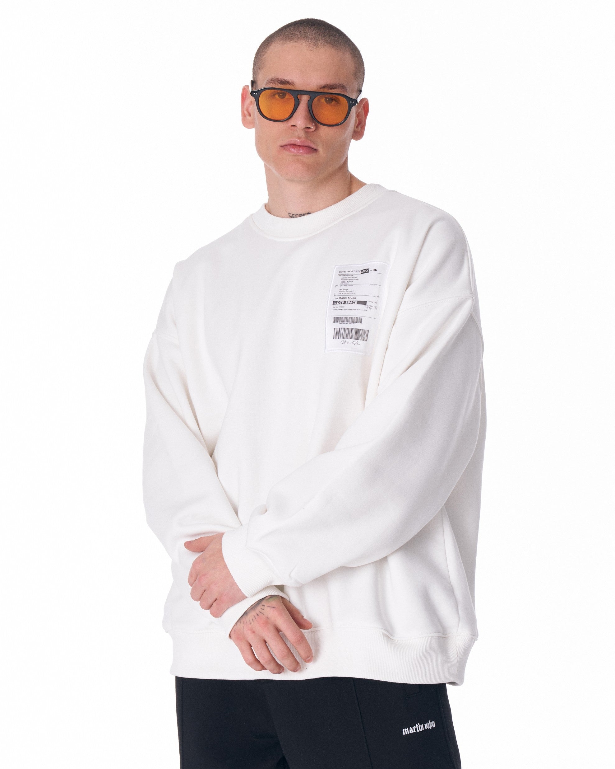 Jedi Delivery Etiquette Weißes Sweatshirt für Herren | MV