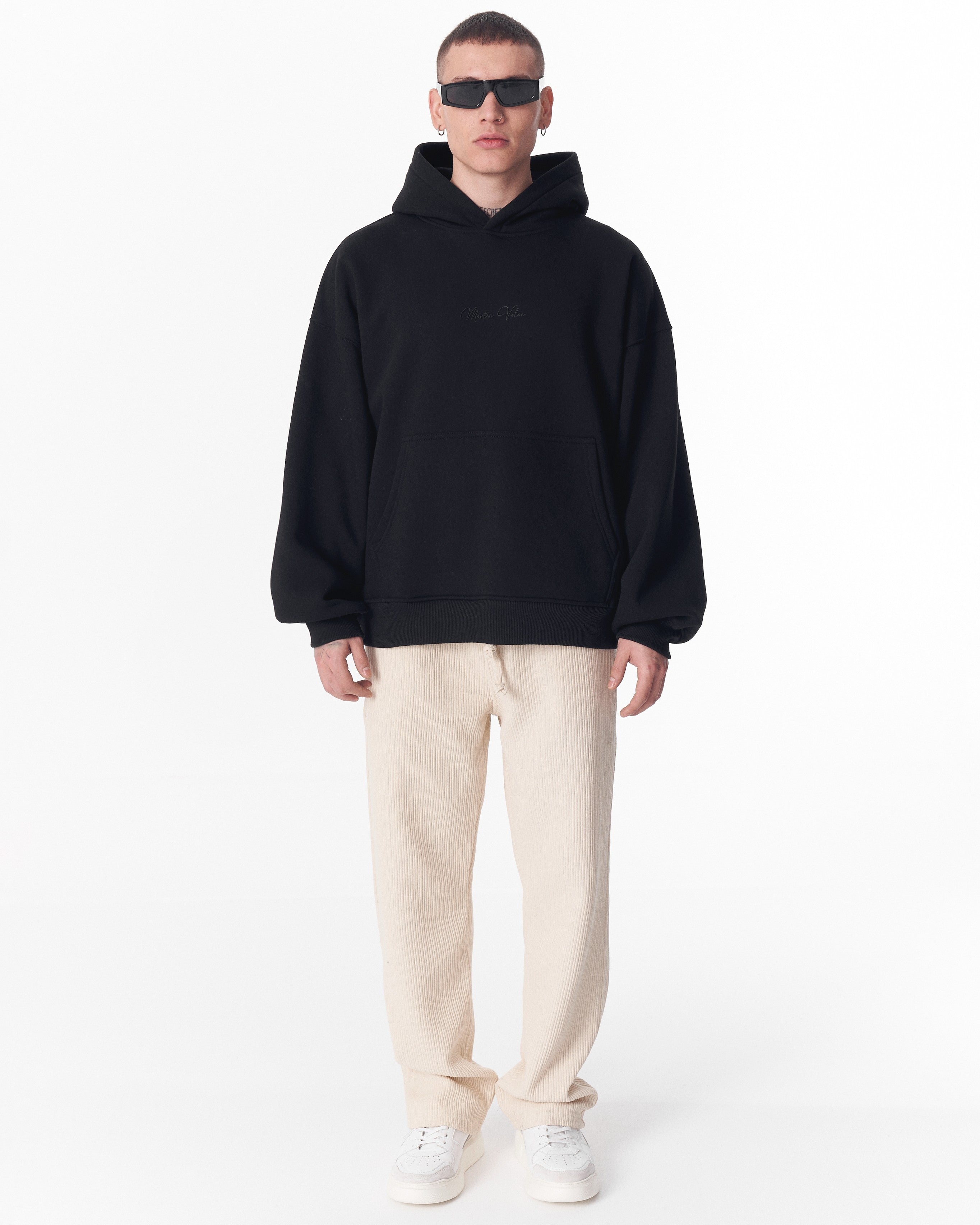 Monarch Loop Herren Hoodie in Schwarz | Martin Valen