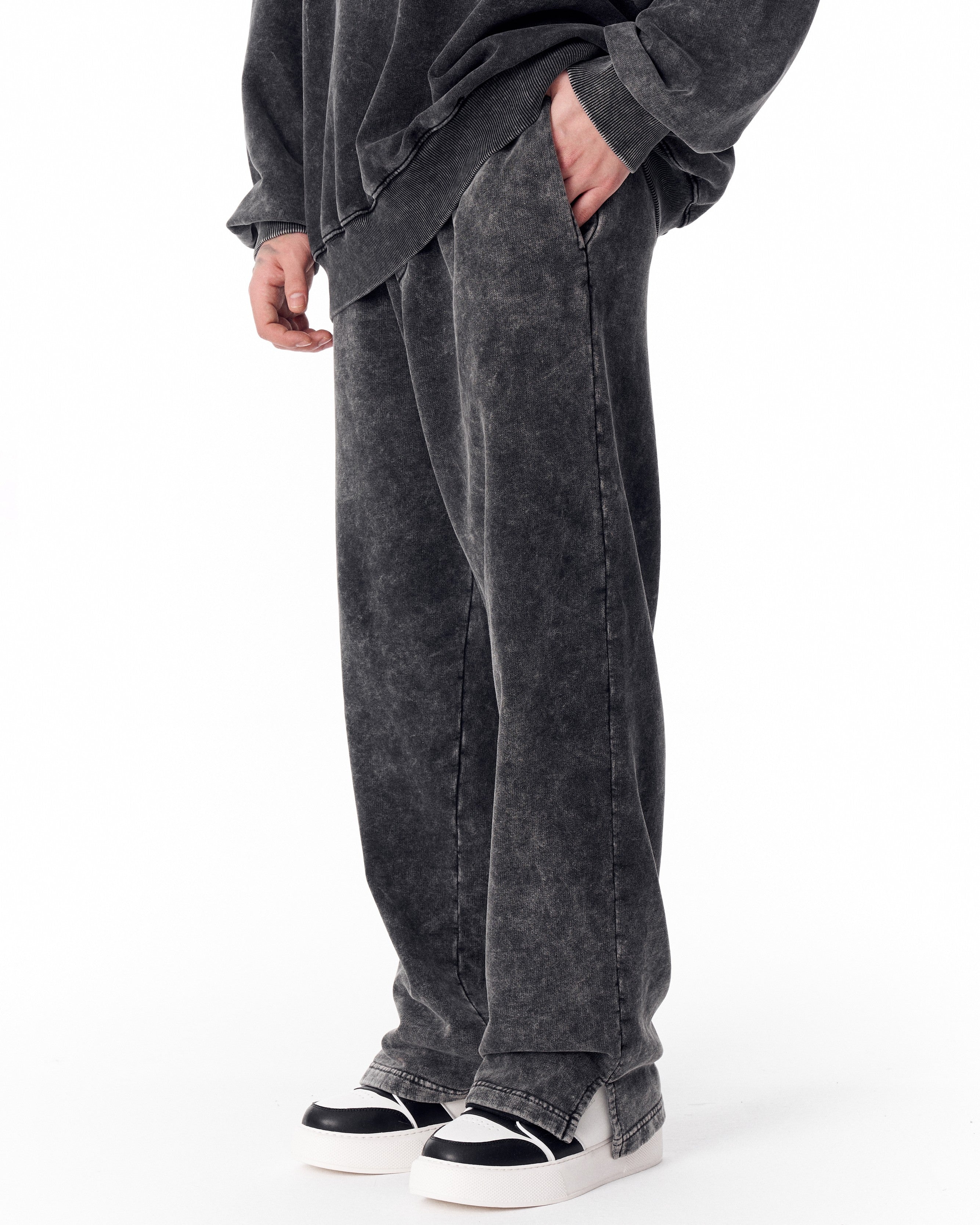 Chándal Oversize Gris Lavado para Hombre | Martin Valen
