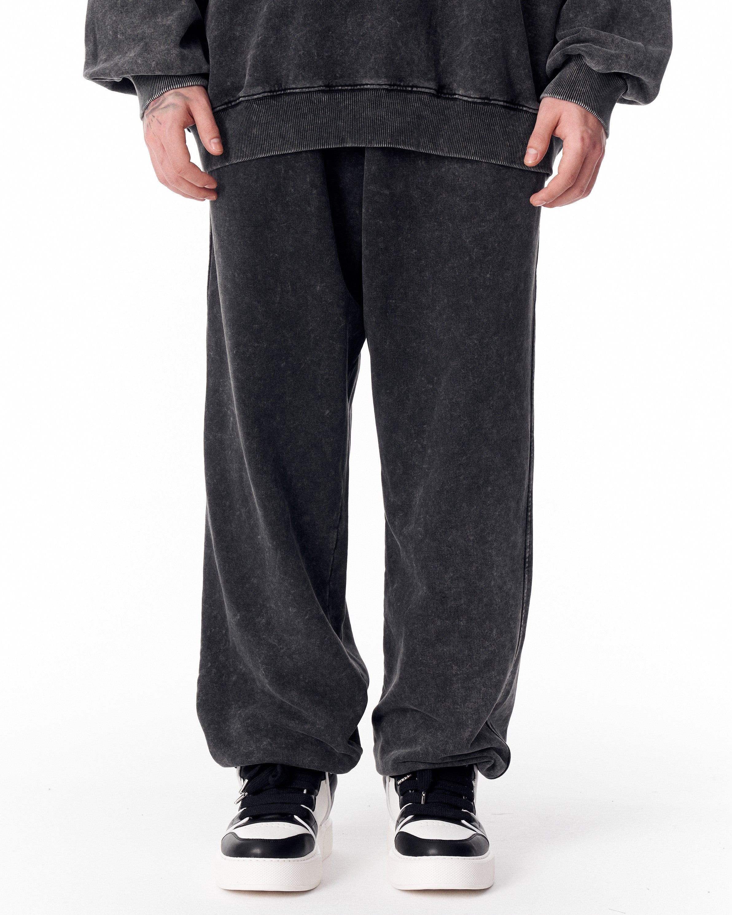 Chándal Oversize Gris Lavado para Hombre | Martin Valen