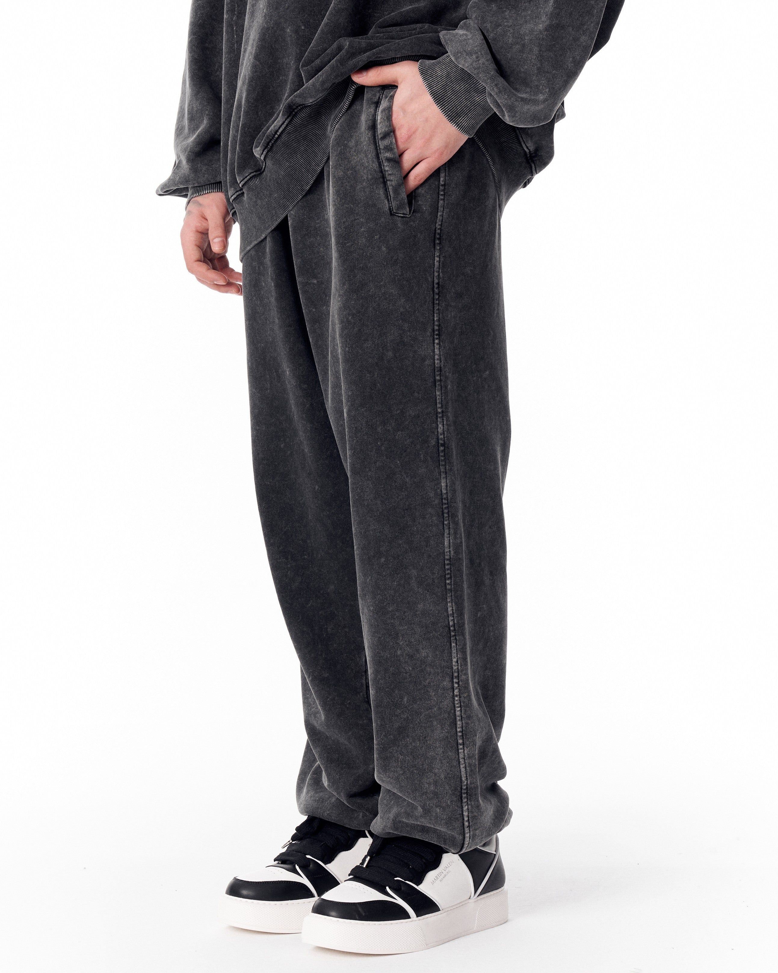 Chándal Oversize Gris Lavado para Hombre | Martin Valen