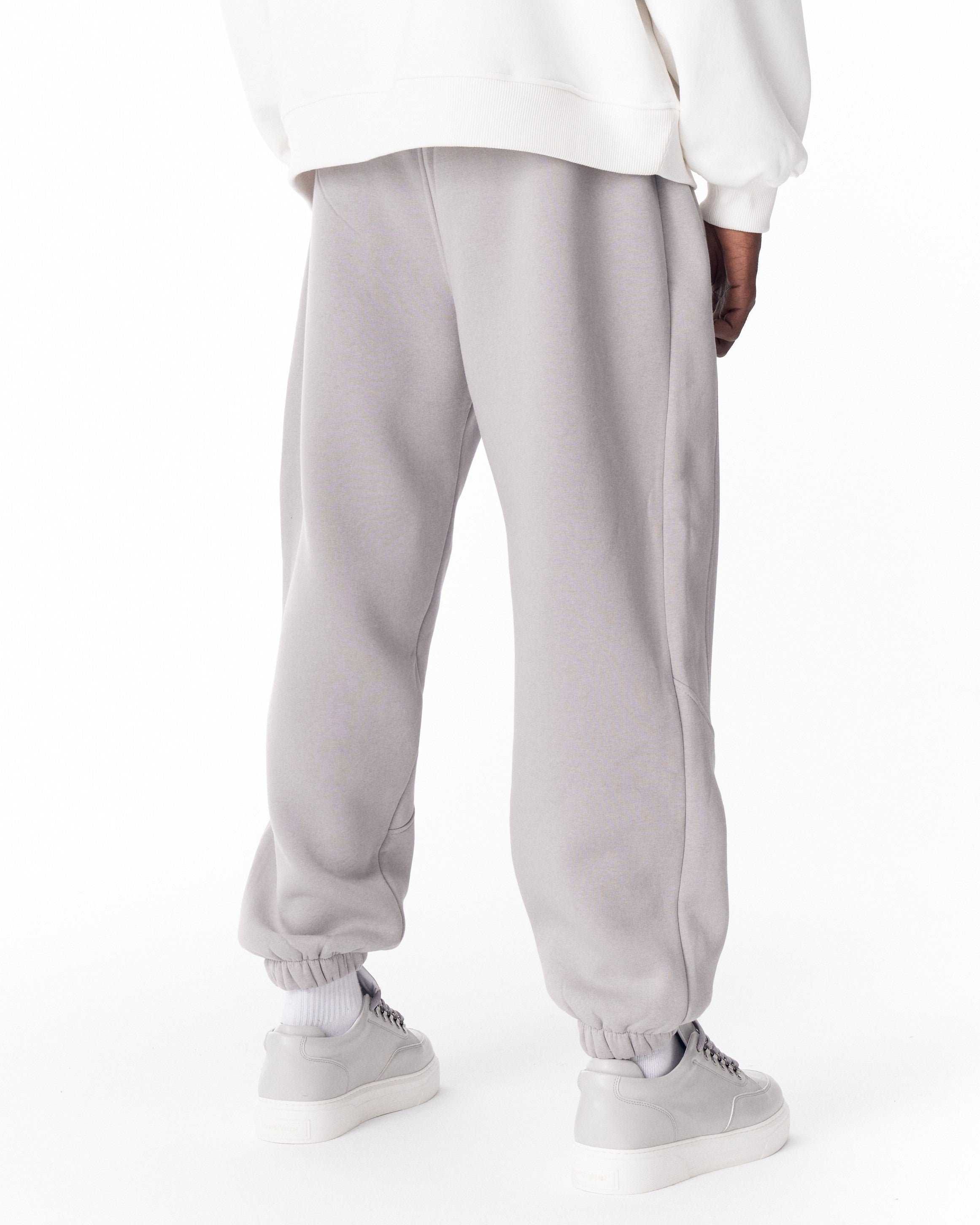 Volledig Grijze Joggingbroek met Koord en Stikdetails | MV