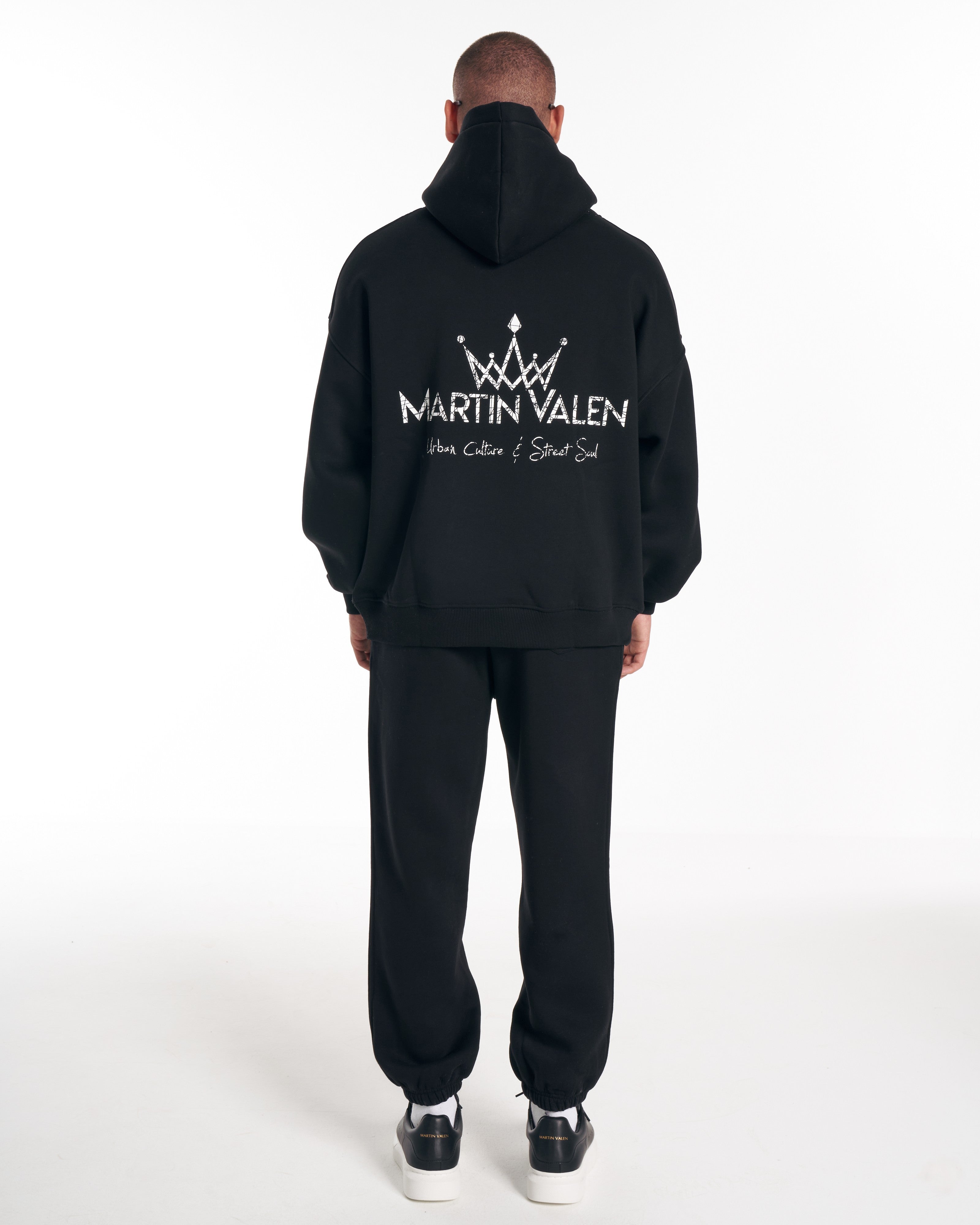 Survêtement Noir Oversize Complet pour Homme
