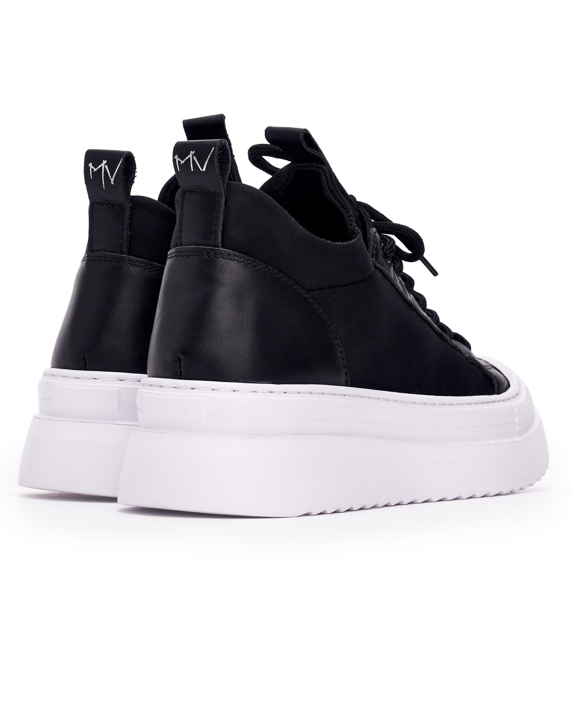 MonoFlux High Sole Elastic Scuba Fabric Trainers - Martin Valen