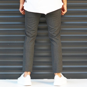 Men's Slim Fit Lycra Sport Pants Dark Gray - 4