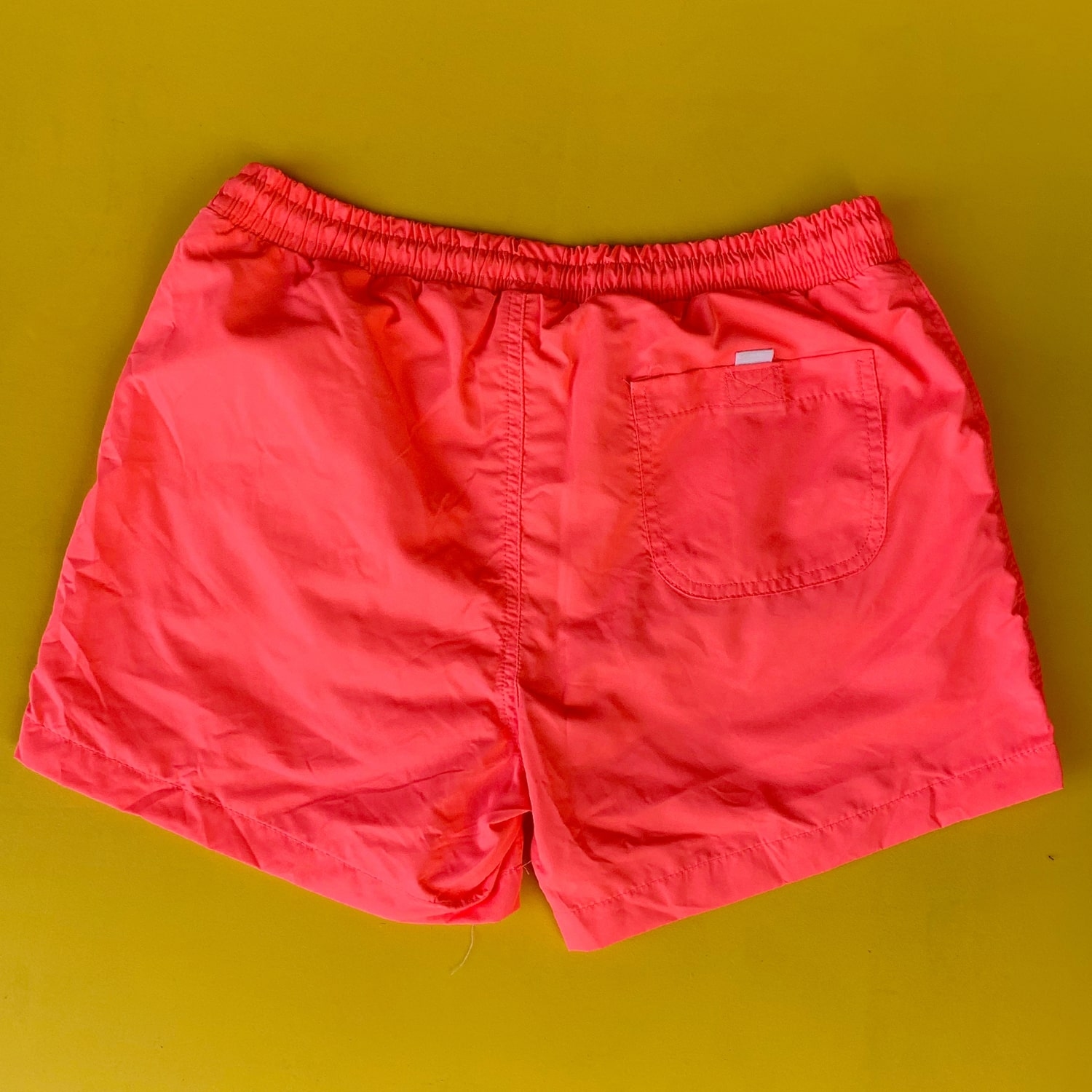 Men's Basic Short Sea Shorts With Back Pockets Pink