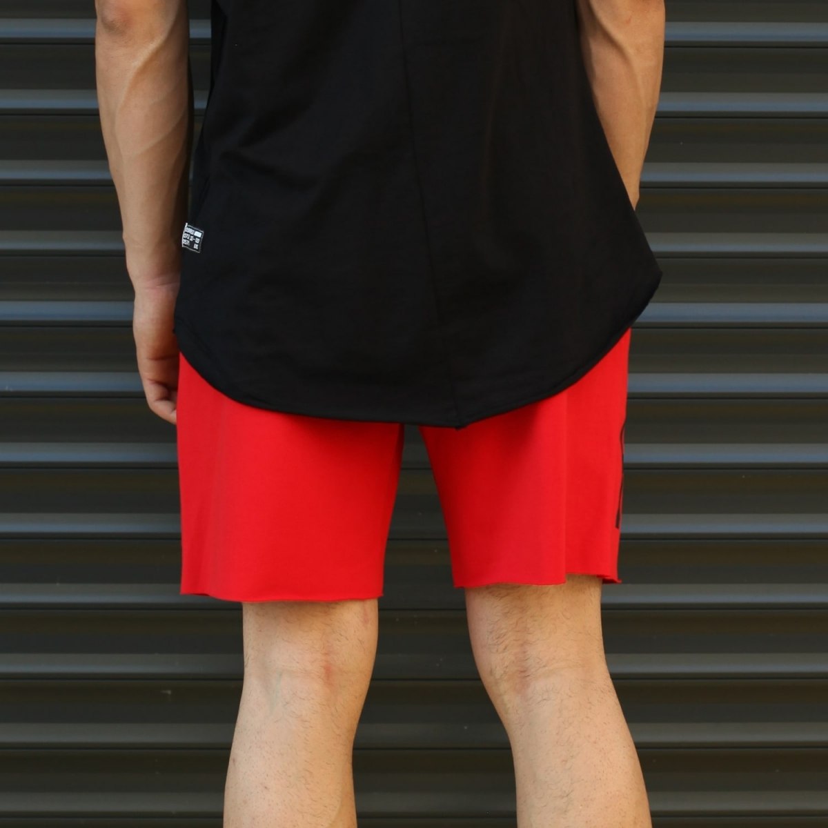 Men's Fearless Fleece Sport Shorts Red - 4