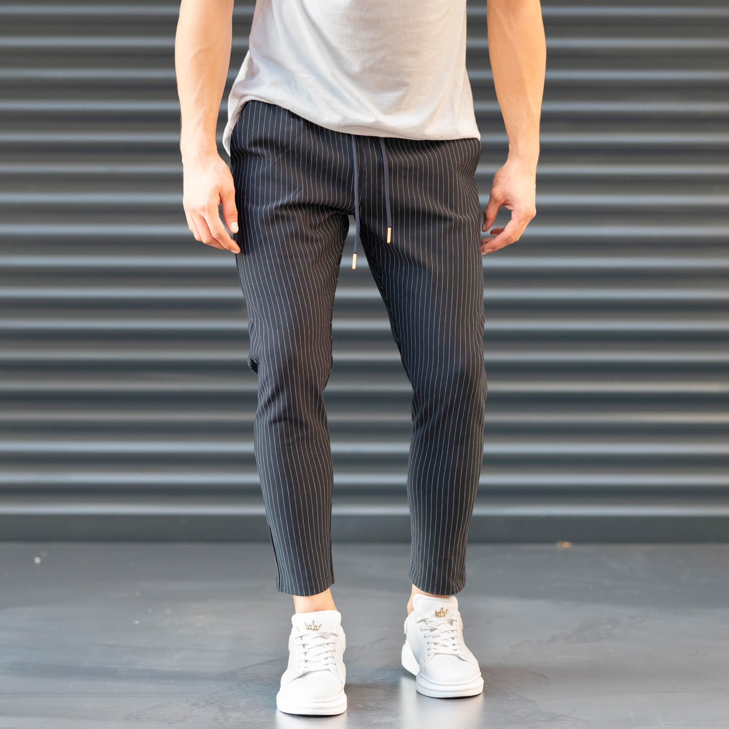 dark gray joggers mens