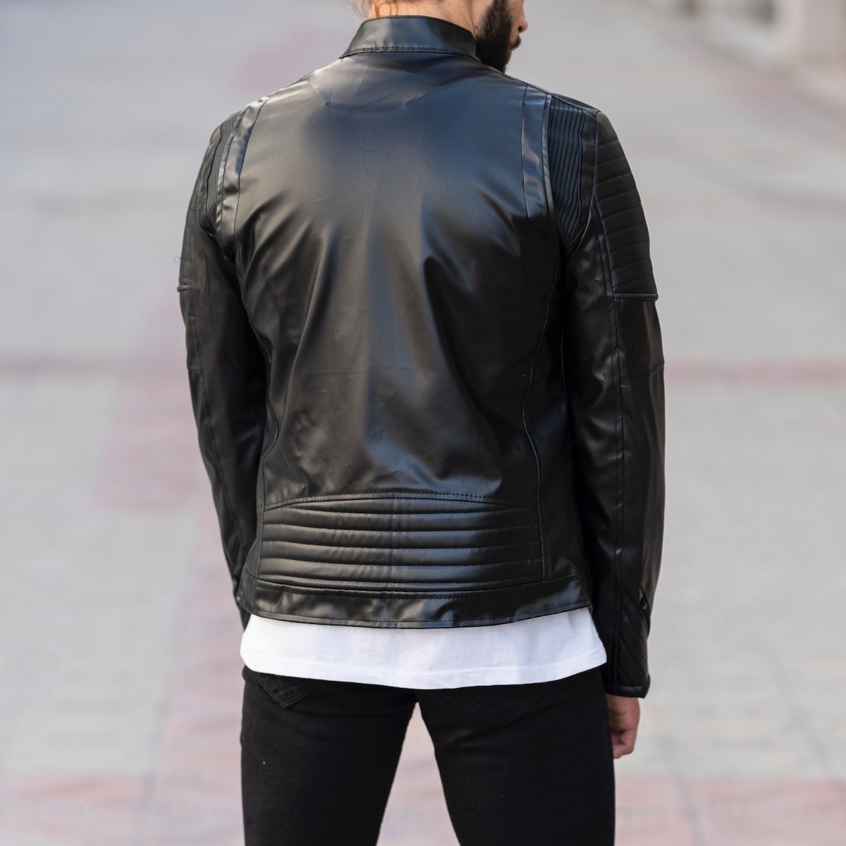 Biker Jacket In Black