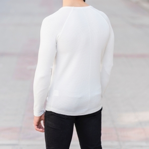 Dotwork Sweatshirt In White - 3