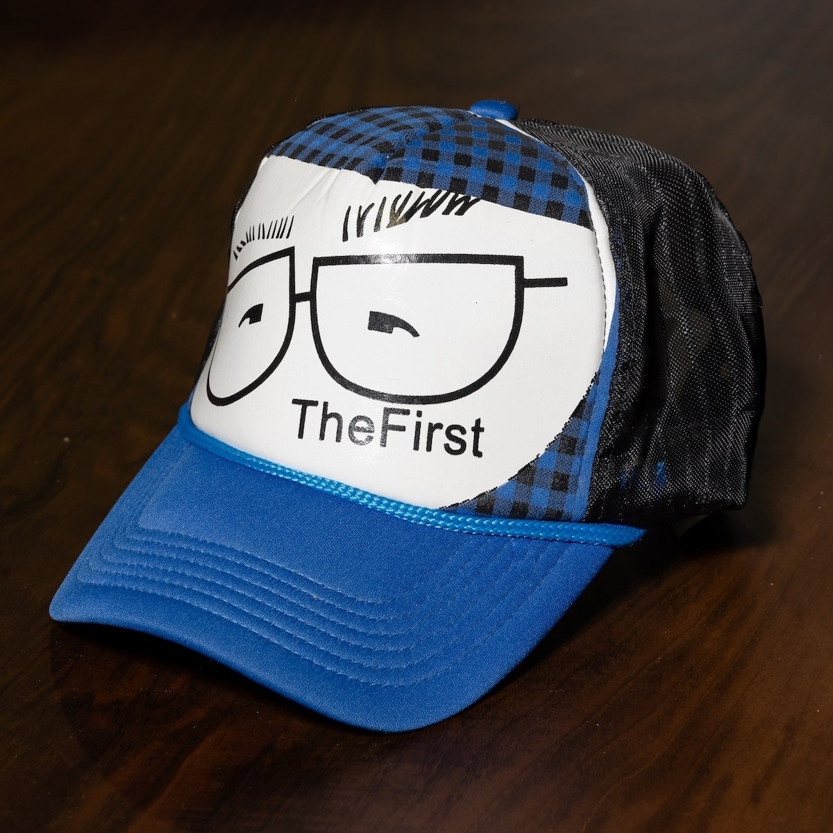 "The First" Cap In Blue-Black