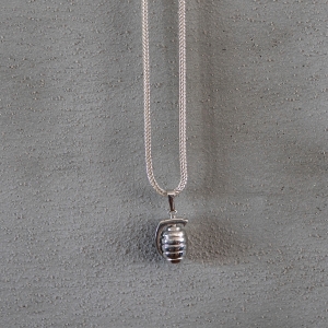 Men's Bomb Necklace Silver - 1