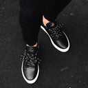 Artestitch Men’s Low Top Sneakers Shoes in Black and White (5)