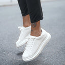Men's Designer Breathable Mesh Sneakers in White (6)