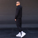 Men's Oversized Corduroy Black Tracksuit Set (3)
