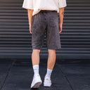 Men's Oversized Thick Fabric Smoked Shorts (3)